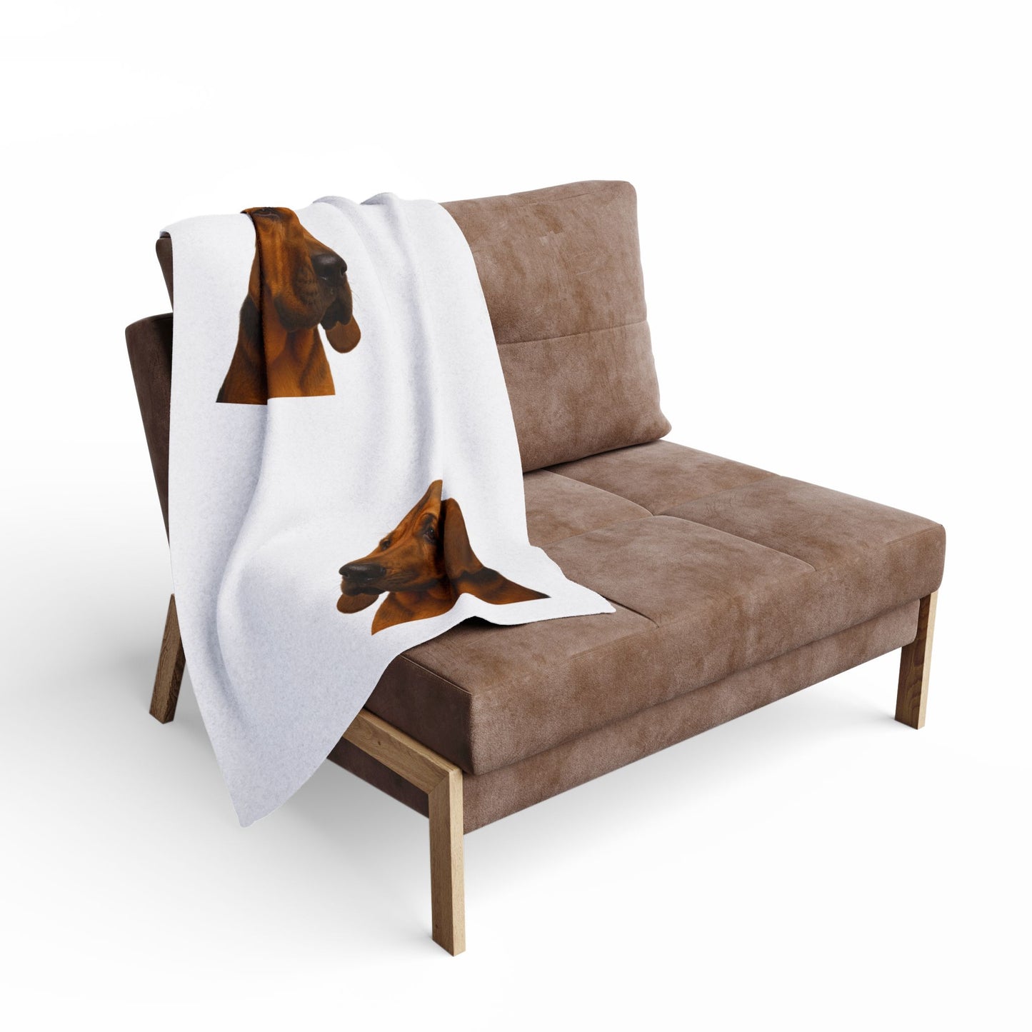 Bloodhound Head Arctic Fleece Blanket