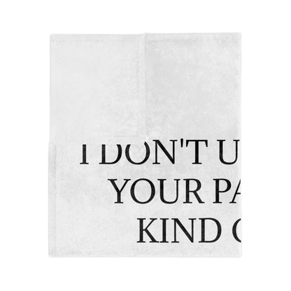 Kind Of Crazy Velveteen Microfiber Blanket