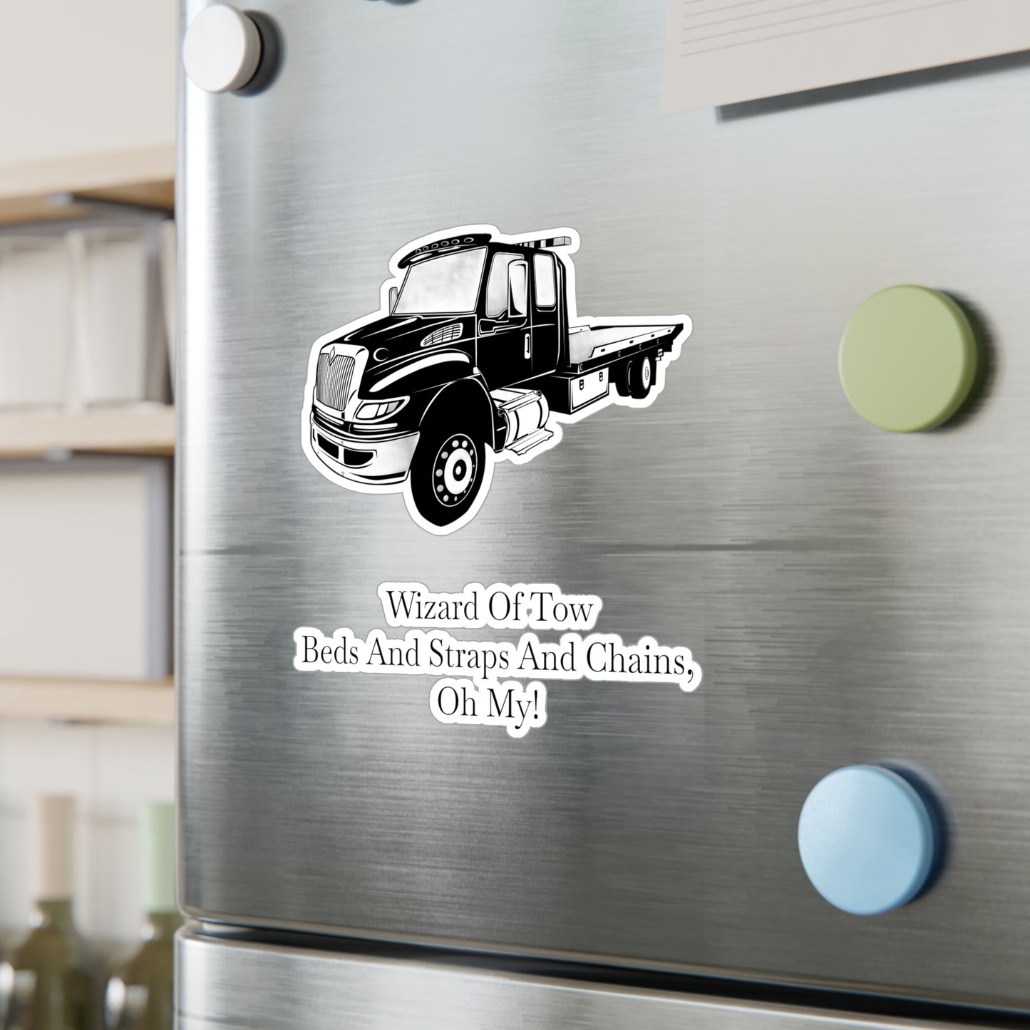 Wizard Of Tow Vinyl Decal