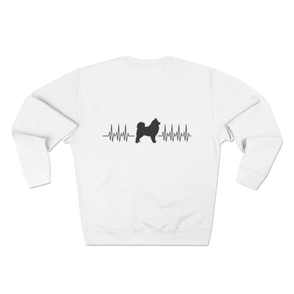 My Heart Beats For Samoyeds Unisex Crewneck Sweatshirt