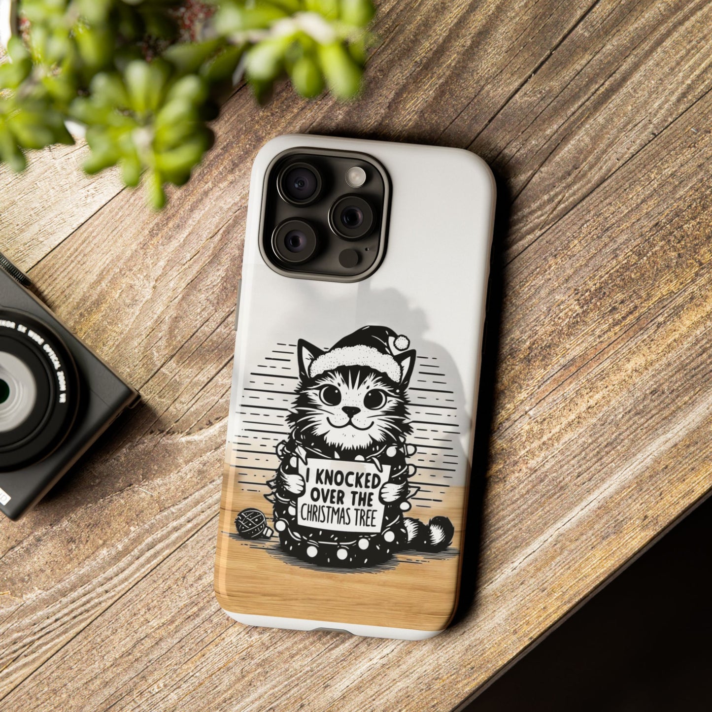 Naughty Cat iPhone Case