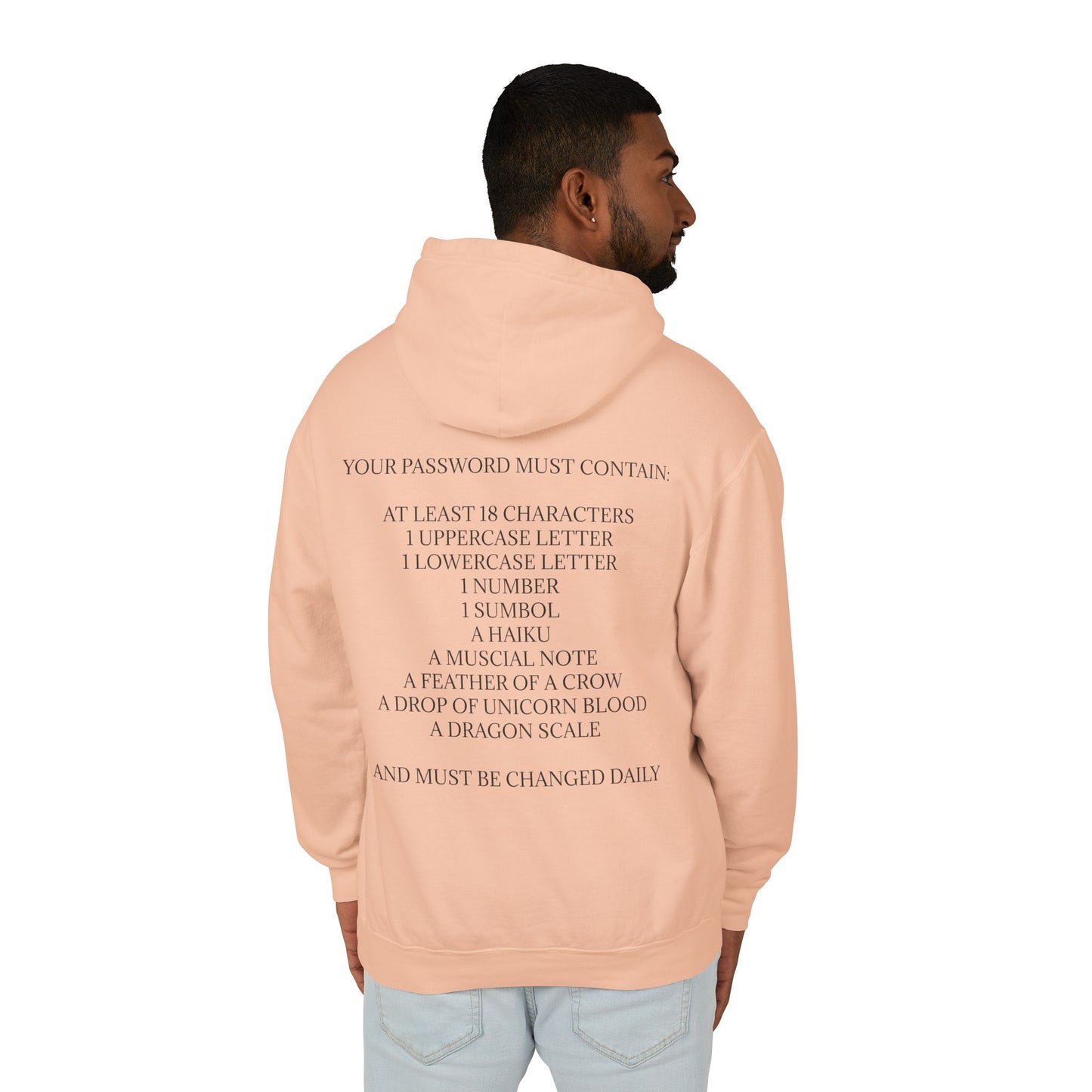 Password Unisex Lightweight Hoodie