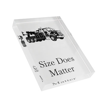 Size Does Matter Acrylic Photo Block