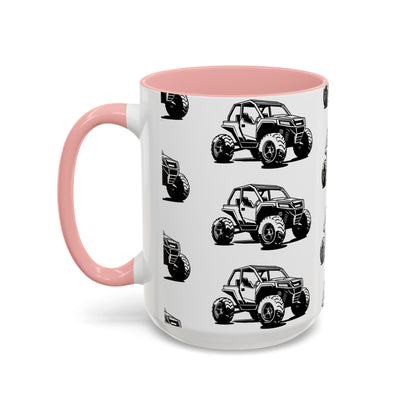 Off The Beaten Path Side By Side 2-Tone Coffee Mug