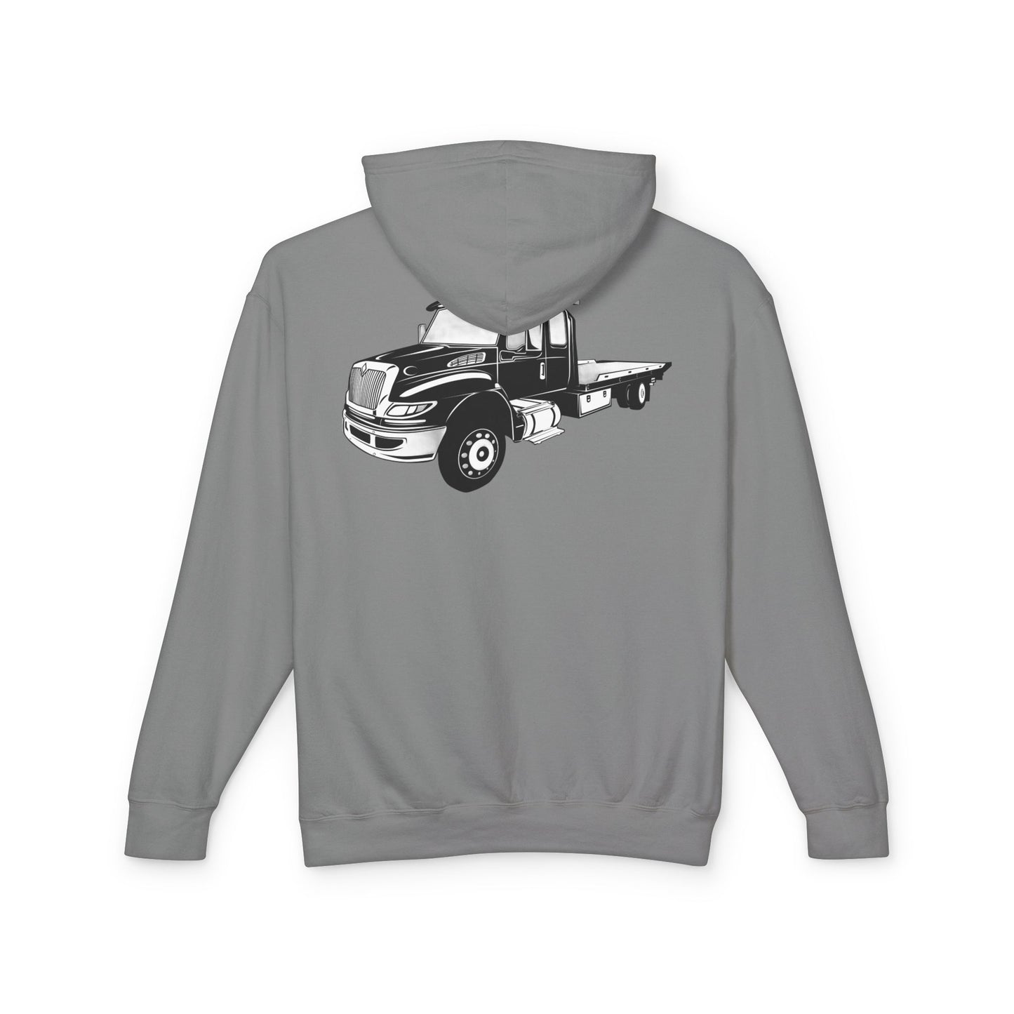 Flatbed Tow Truck Unisex Lightweight Hoodie
