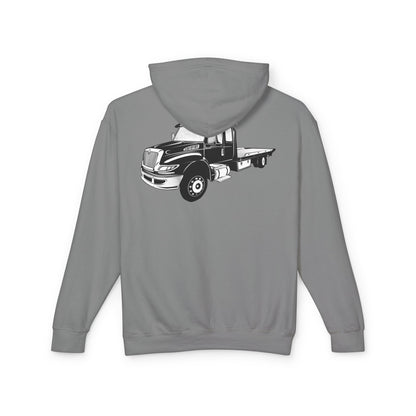 Flatbed Tow Truck Unisex Lightweight Hoodie
