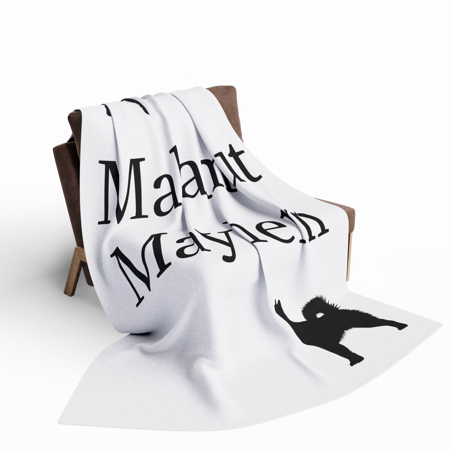 Malamute Mayhem Arctic Fleece Blanket