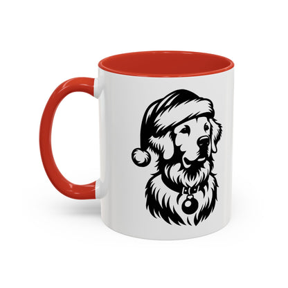 Santa Paws Golden 2-Tone Coffee Mug