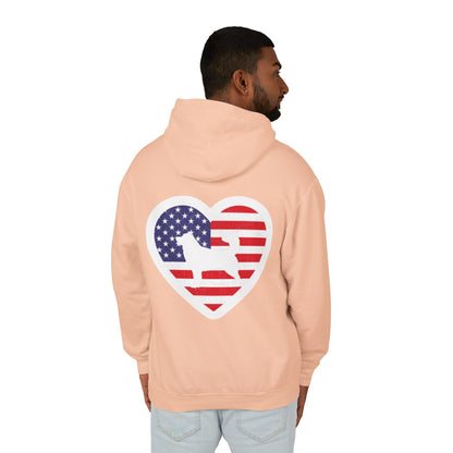 Malamute Flag Unisex Lightweight Hoodie