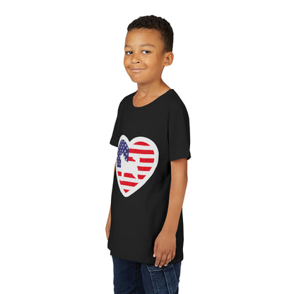 Malamute Flag Youth Unisex Short Sleeve Crewneck Tee