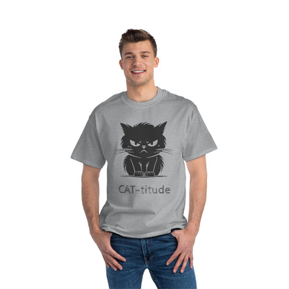 CAT-titude Men's Short-Sleeve Crewneck Tee
