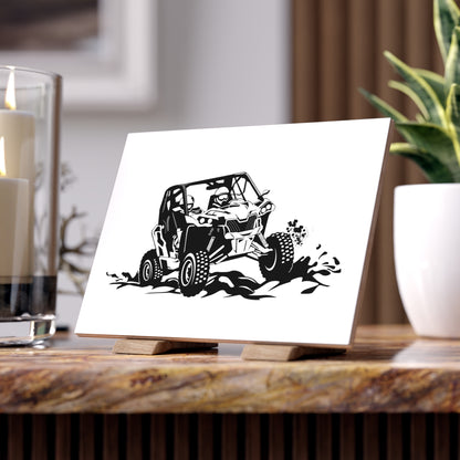 Slingin' Mud Side By Side Ceramic Photo Tile