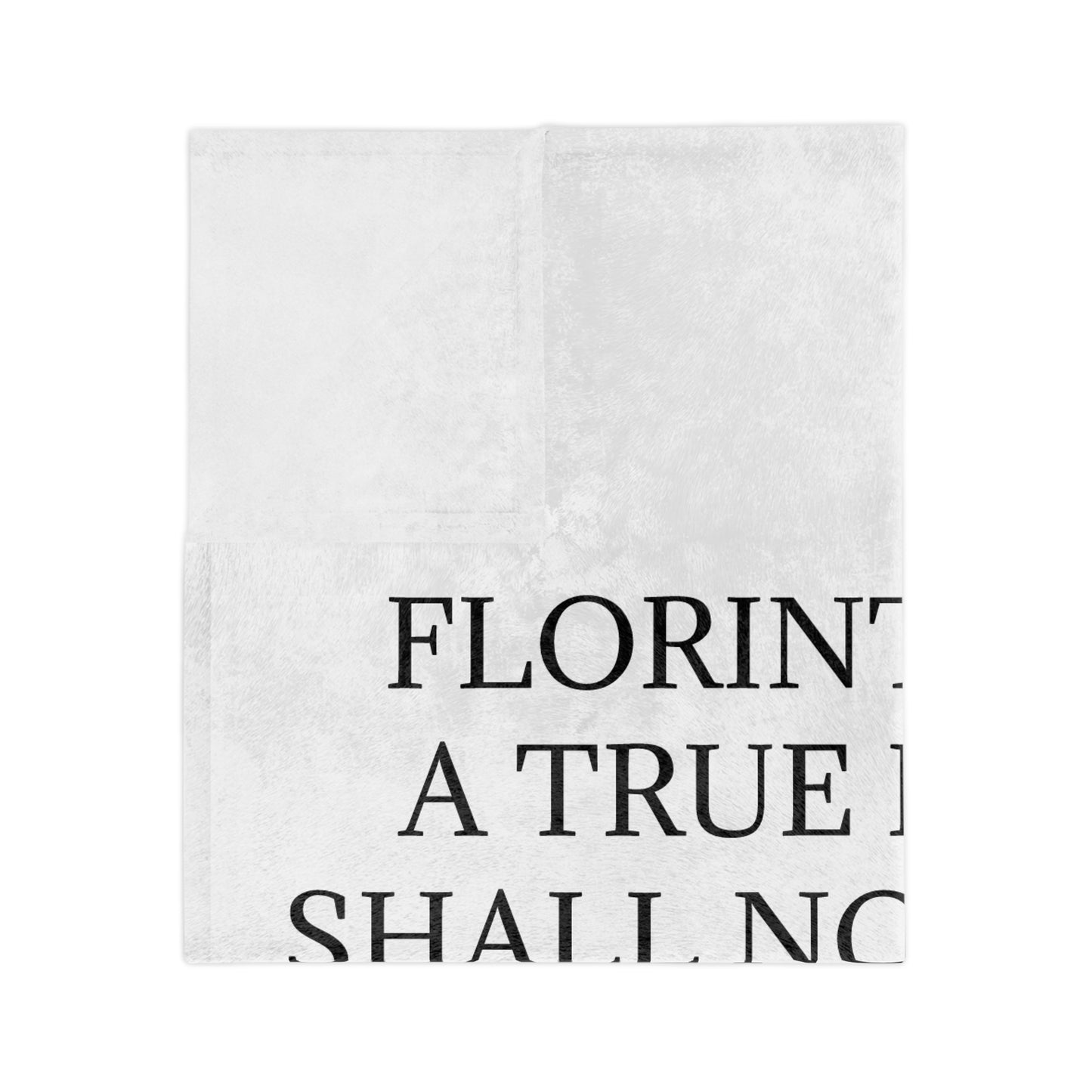 Florinthians 6:12 Velveteen Microfiber Blanket