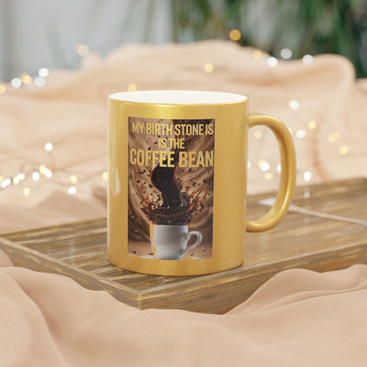 Birth Stone Metallic Coffee Mug