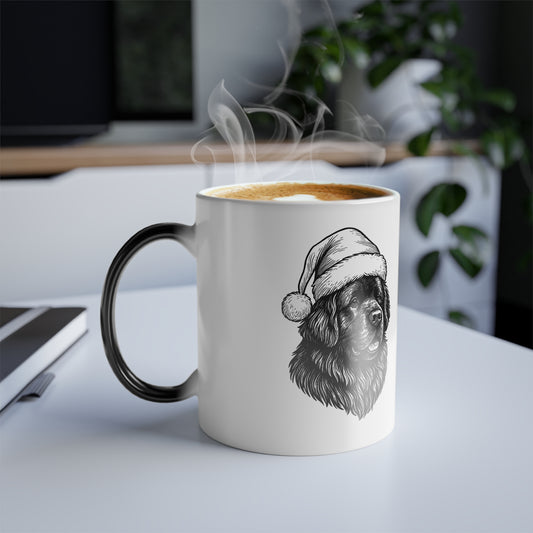 Santa Paws Newfie Color Changing Mug