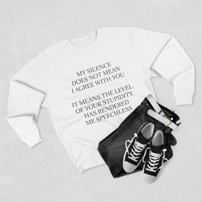 Speechless Unisex Crewneck Sweatshirt