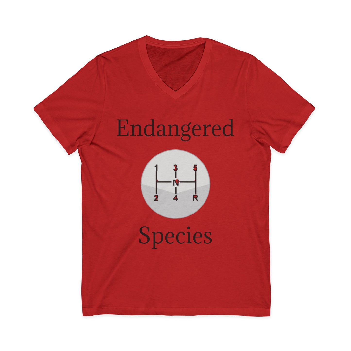 Endangered Species Unisex Short Sleeve V-Neck Tee