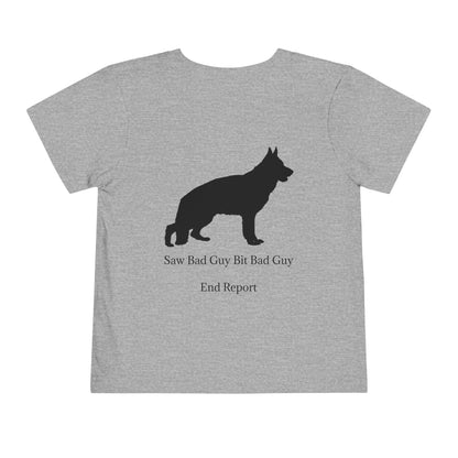 Bad Guy Toddler Unisex Short Sleeve Crewneck Tee