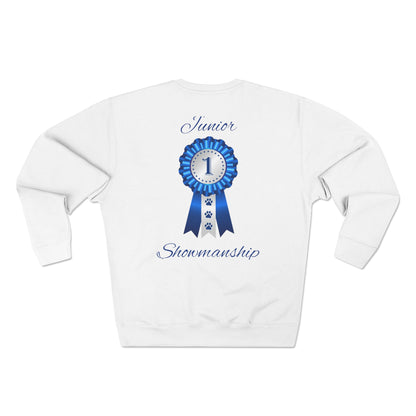 Junior Showmanship Unisex Crewneck Sweatshirt