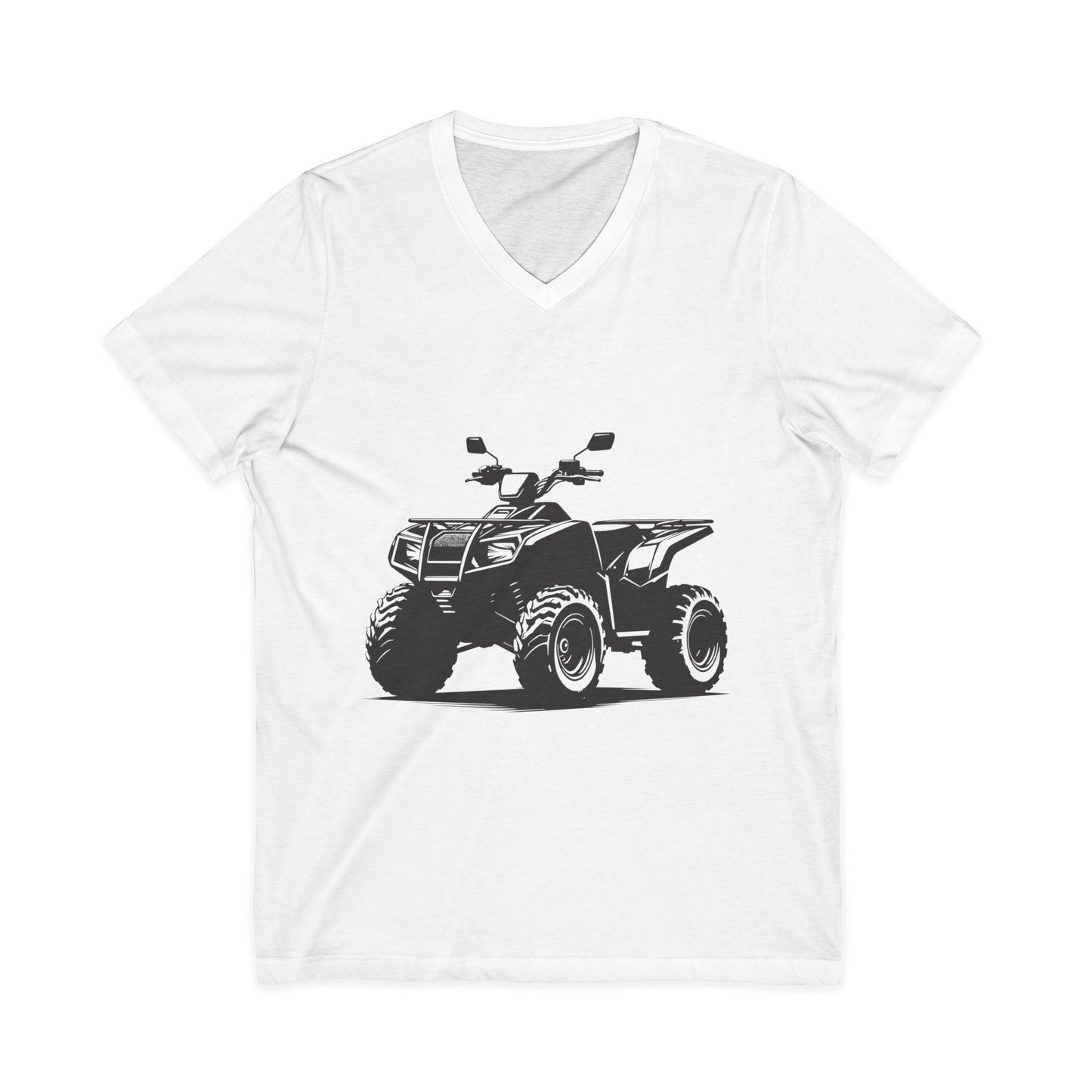 Off The Beaten Path Quad Unisex Short Sleeve V-Neck Tee