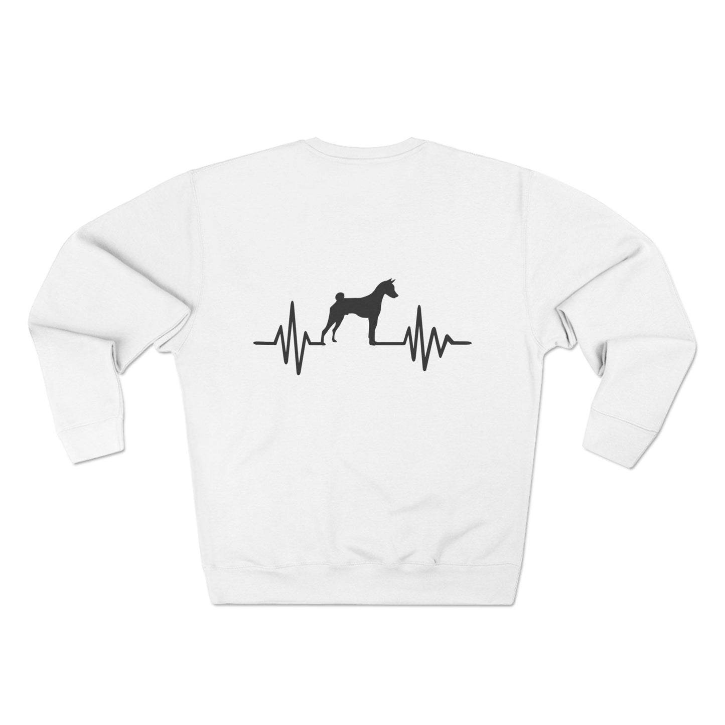 My Heart Beats For Basenjis Unisex Crewneck Sweatshirt