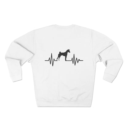 My Heart Beats For Basenjis Unisex Crewneck Sweatshirt