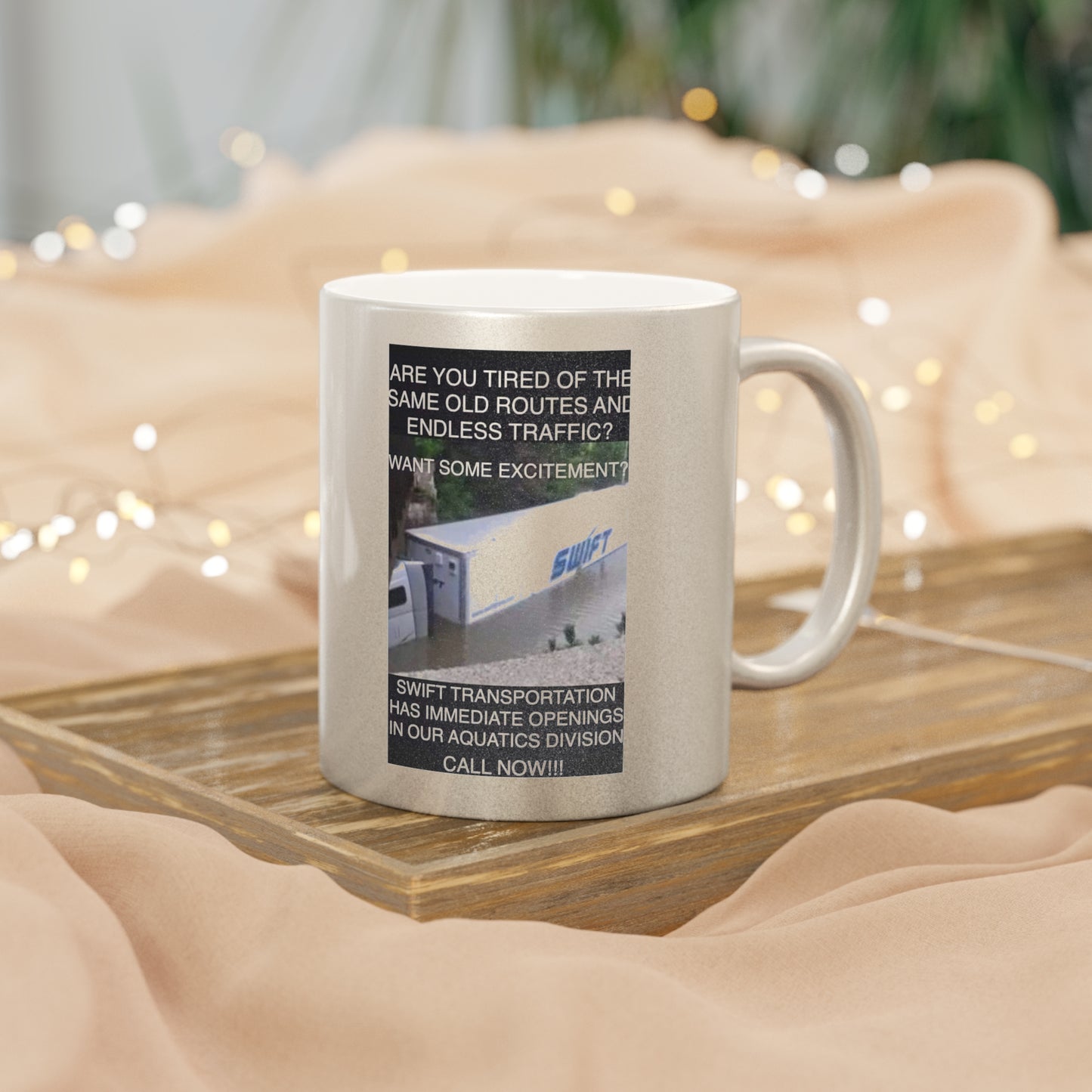 Swift Aquatics Metallic Coffee Mug