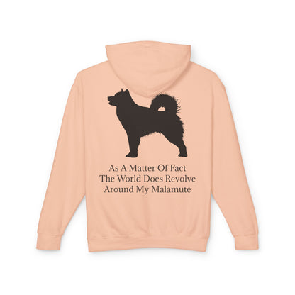 Matter Of Fact Malamute Unisex Lightweight Hoodie