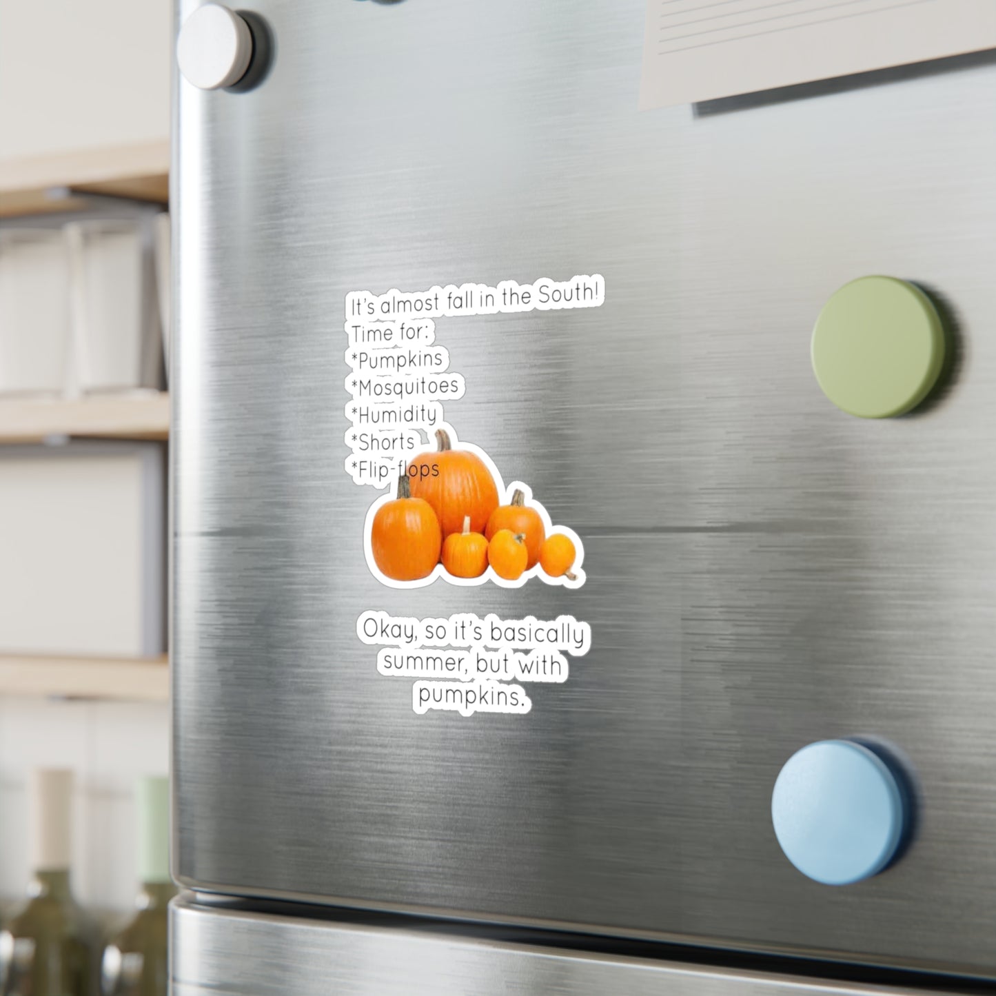 Fall In The South Vinyl Decal