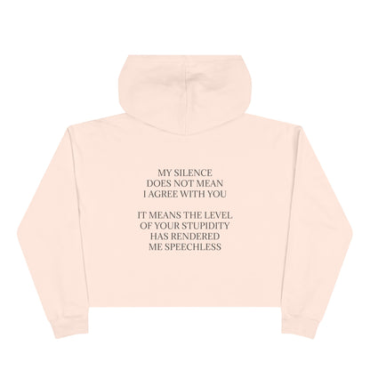 Speechless Women's Crop Hoodie