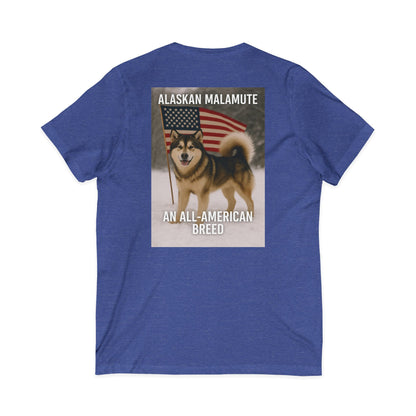 All-American Breed Unisex Short Sleeve V-Neck Tee