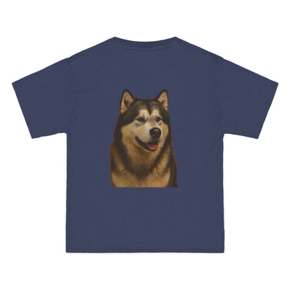 Malamute Head Men's Short-Sleeve Crewneck Tee