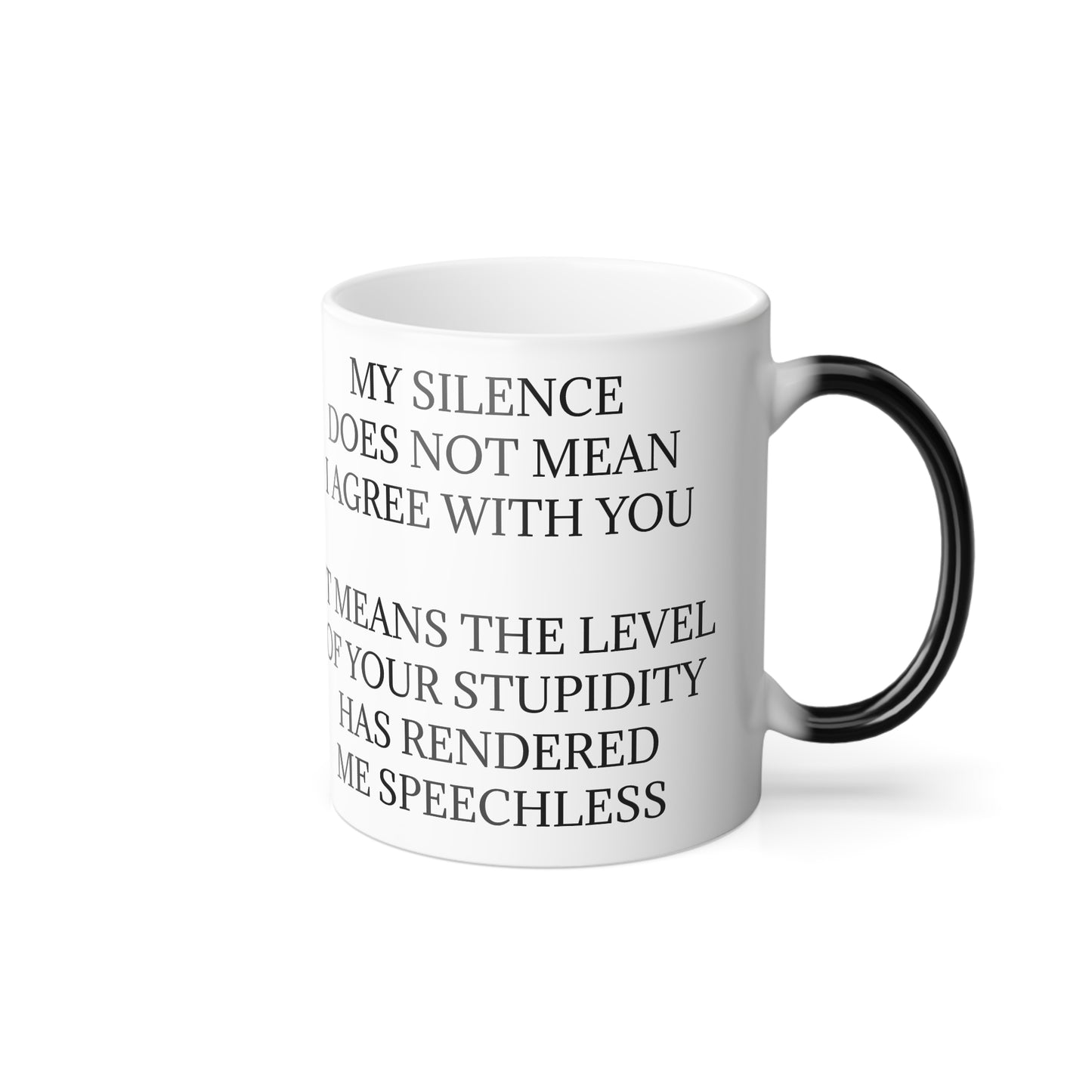 Speechless Color Changing Mug