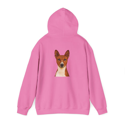 Basenji Head Unisex Hoodie