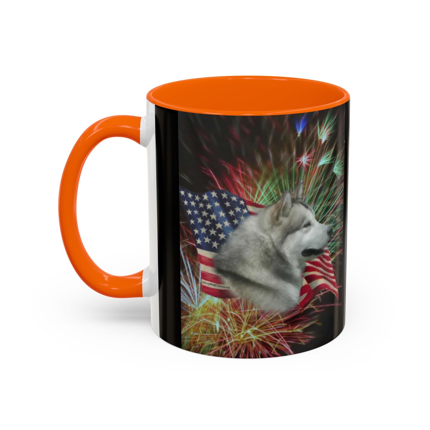 American Malamute 2-Tone Coffee Mug