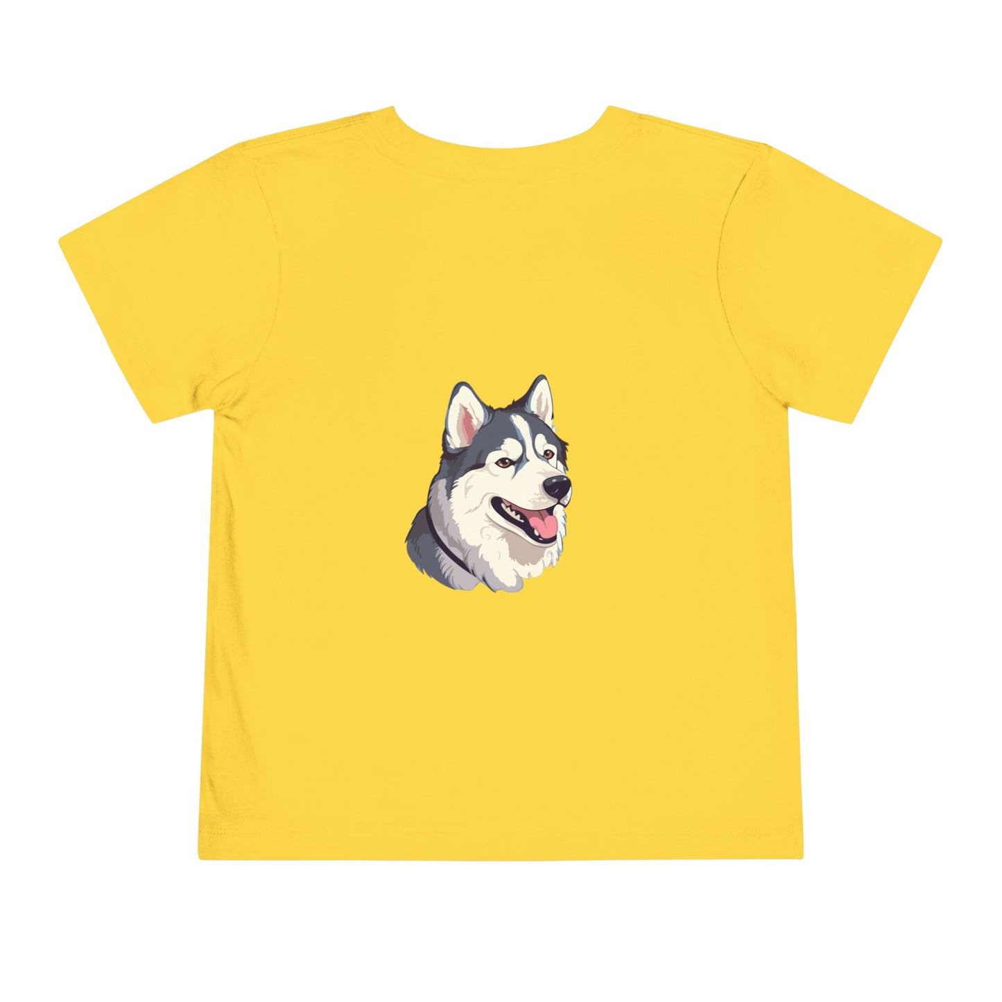 Malamute Head Toddler Unisex Short Sleeve Crewneck Tee