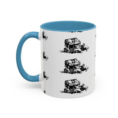 Slingin' Mud Side By Side 2-Tone Coffee Mug