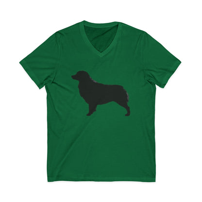 Aussie Silhouette Unisex Short Sleeve V-Neck Tee