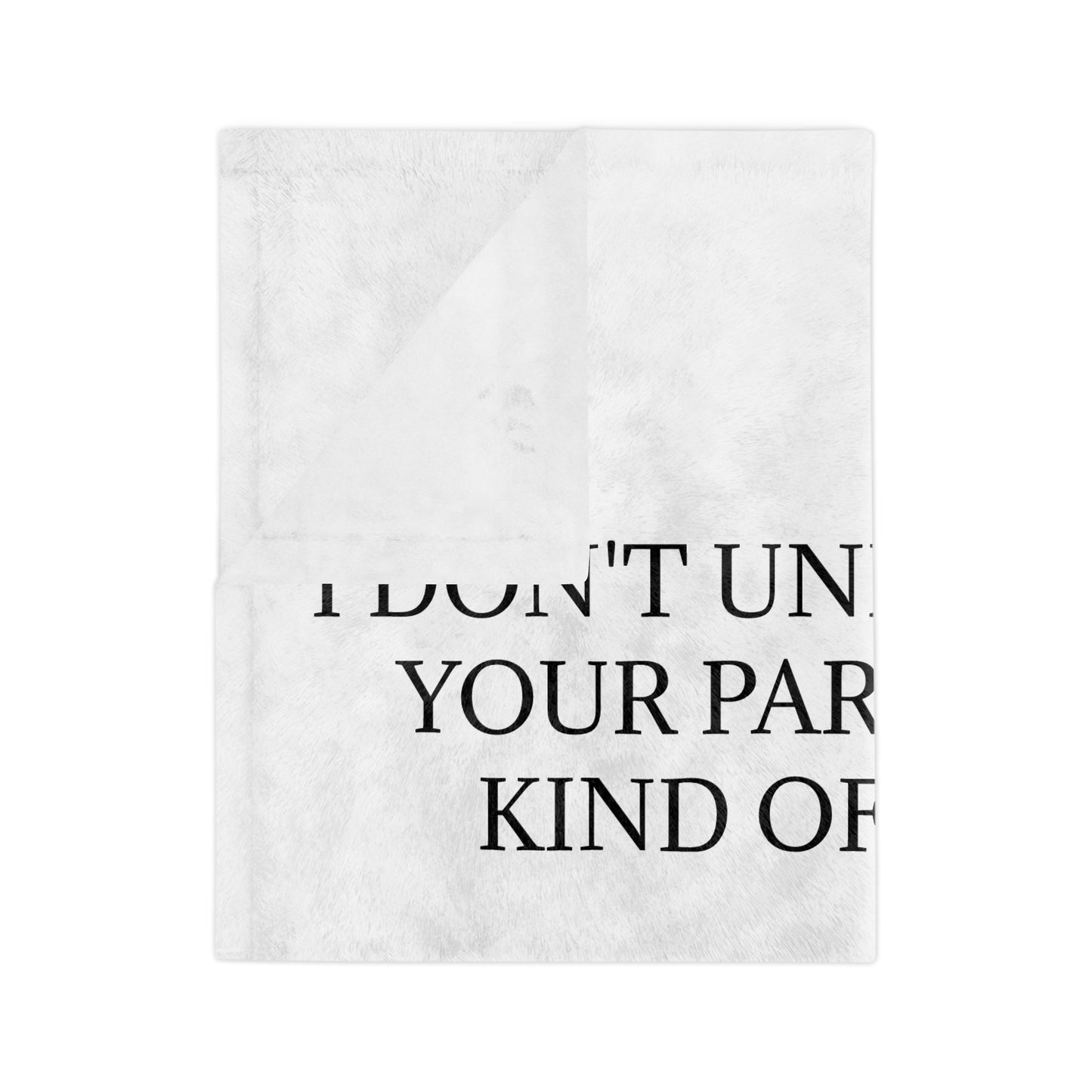 Kind Of Crazy Velveteen Microfiber Blanket