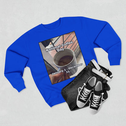 National Coffee Day Unisex Crewneck Sweatshirt