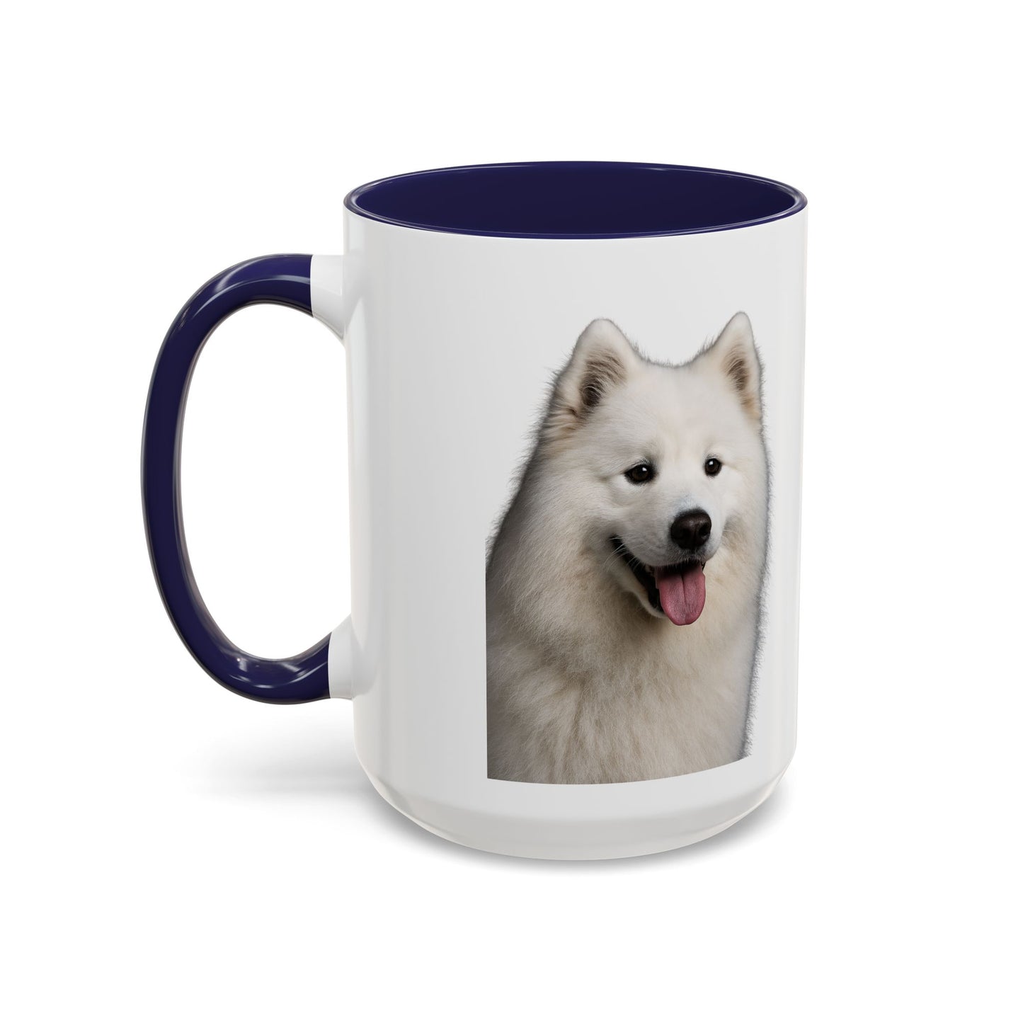 Samoyed Head 2-Tone Coffee Mug