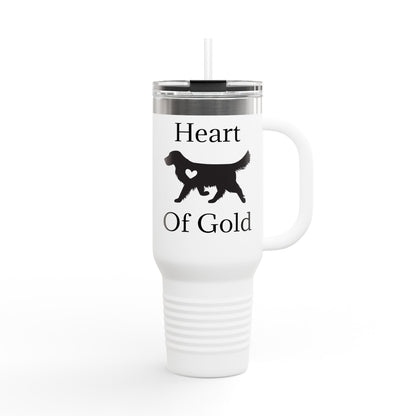 Heart Of Gold Insulated Travel Mug
