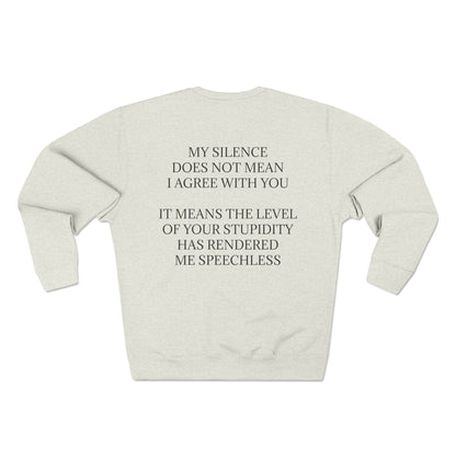 Speechless Unisex Crewneck Sweatshirt