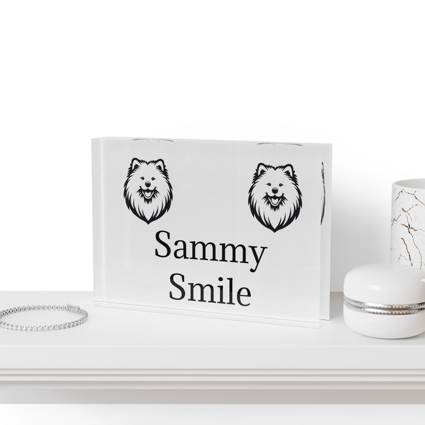 Sammy Smile Acrylic Photo Block