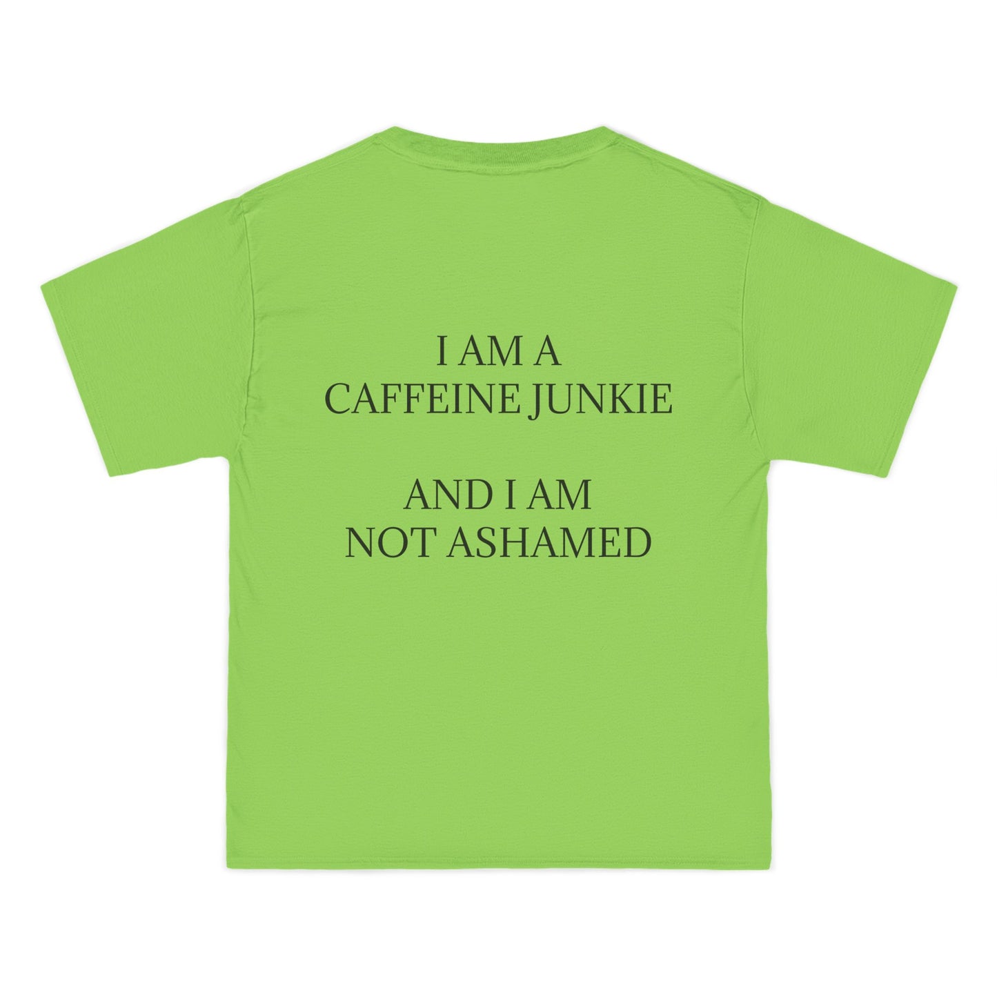 Caffeine Junkie Men's Short-Sleeve Crewneck Tee