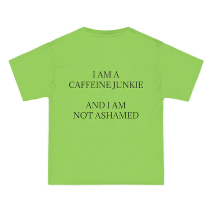 Caffeine Junkie Men's Short-Sleeve Crewneck Tee