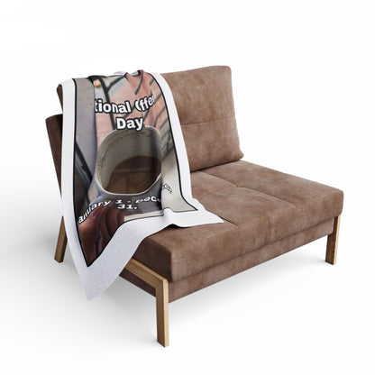 National Coffee Day Arctic Fleece Blanket