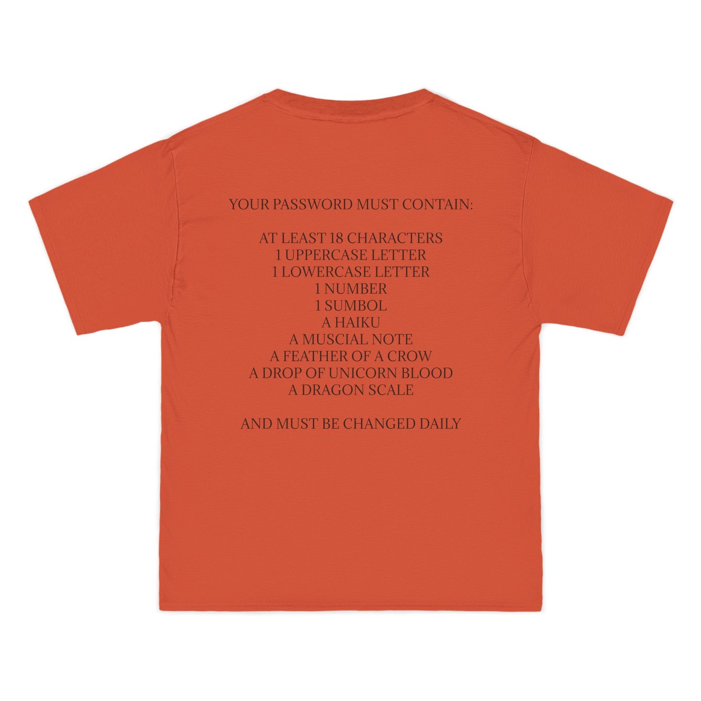 Password Men's Short-Sleeve Crewneck Tee