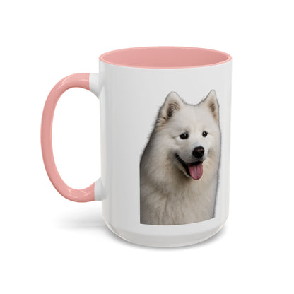 Samoyed Head 2-Tone Coffee Mug