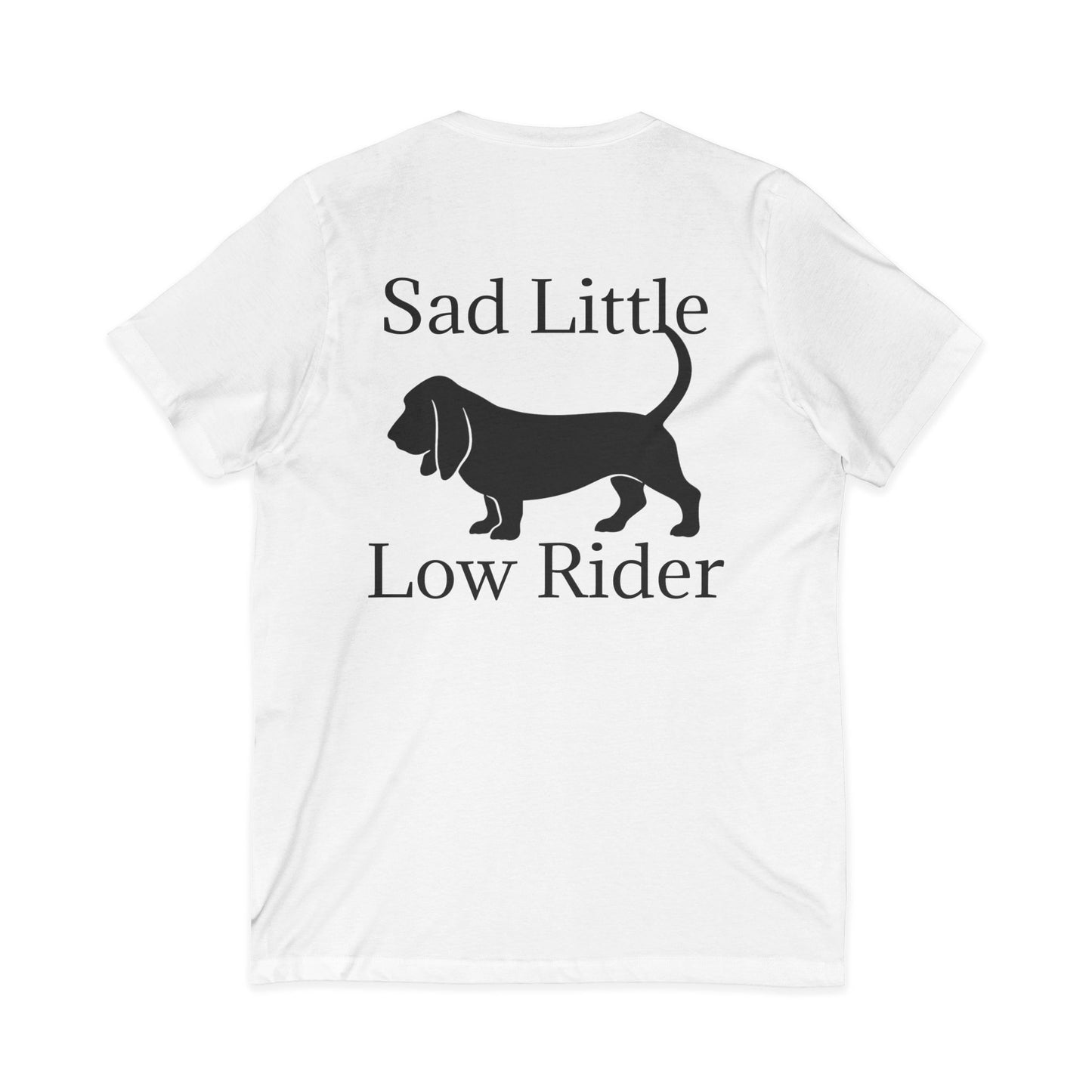 Sad Little Low Rider Unisex Short Sleeve V-Neck Tee